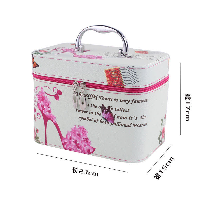 Manufacturer Korean lovable hand-held cosmetic bag waterproof travel package make-up toolbox Manufacturer Korean lovable hand-held cosmetic bag waterproof travel package make-up toolbox